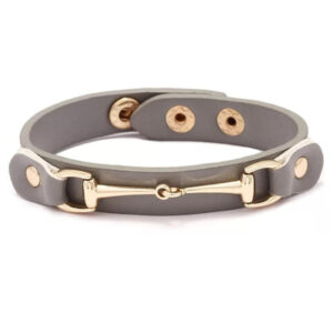 NEW - Snaffle Leather Bracelet