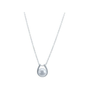 NEW - Pearl Horseshoe Sparkle Necklace