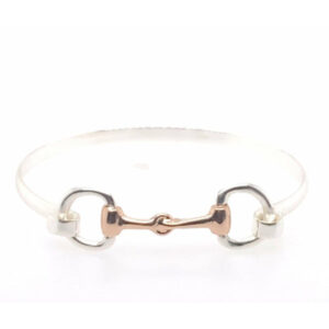 NEW - Rose & Sterling Silver Bangle.